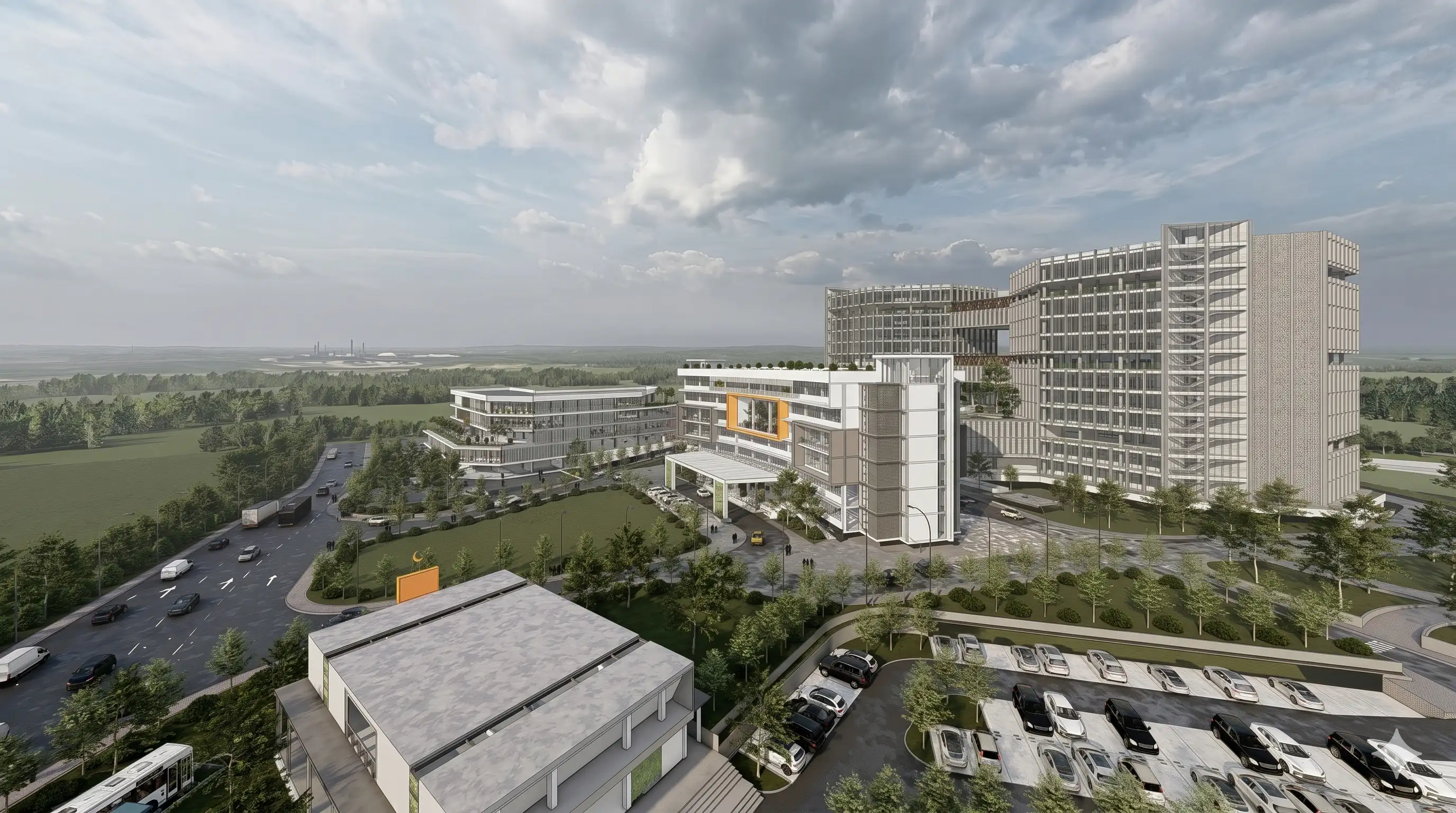 Kampus Futuristik Universitas Agung Putra